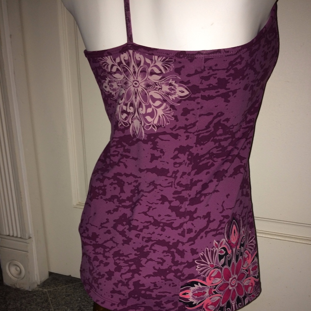 Yoga Spacedye Slim Racerback Long Tank - Picture 3 of 3